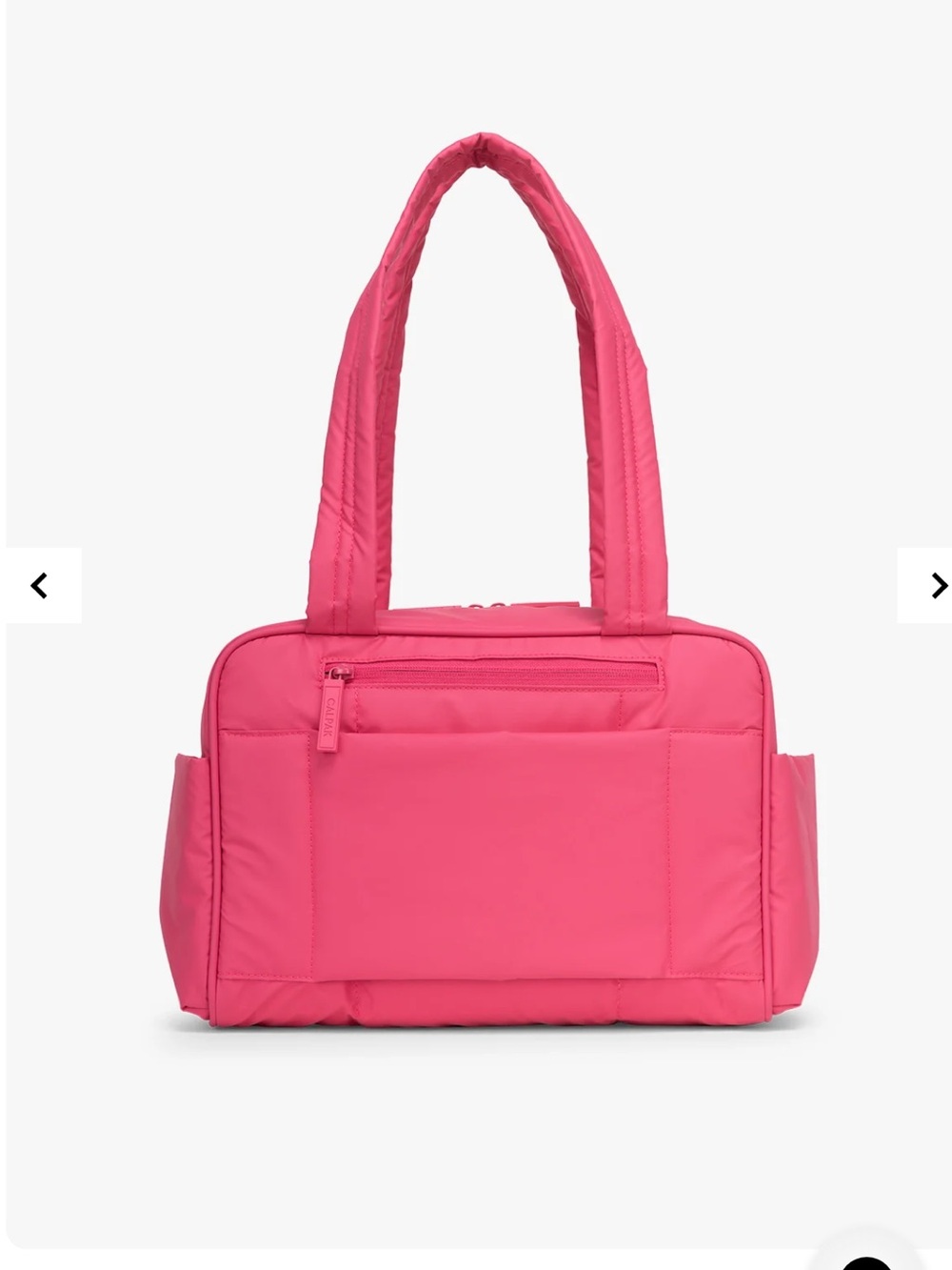 CALPAK Luka Mini Duffel in Dragonfruit Pink Limited Viral Travel Bag Luggage NWT - Picture 3 of 6